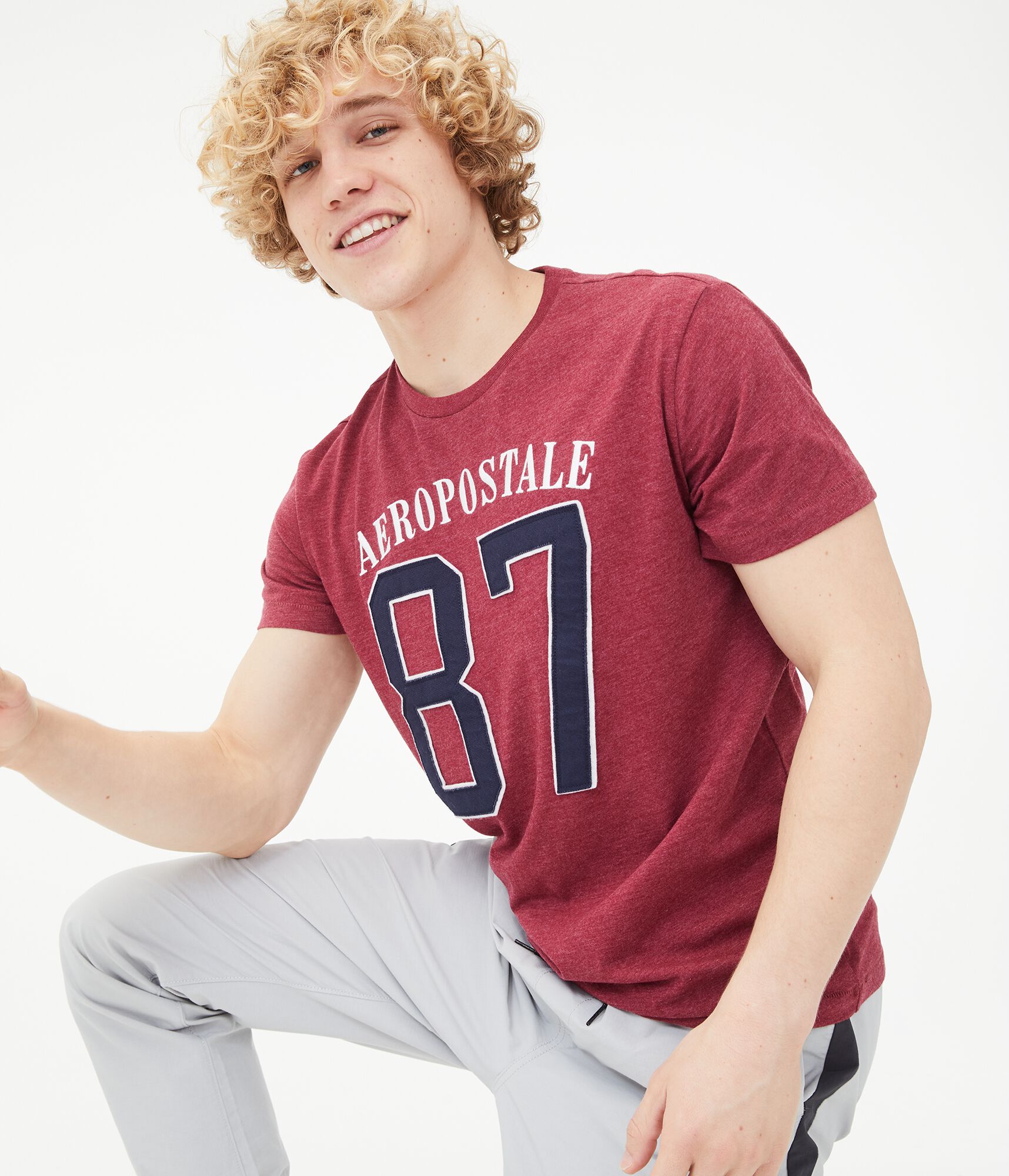 Large 87 Appliqu&eacute; Graphic Tee