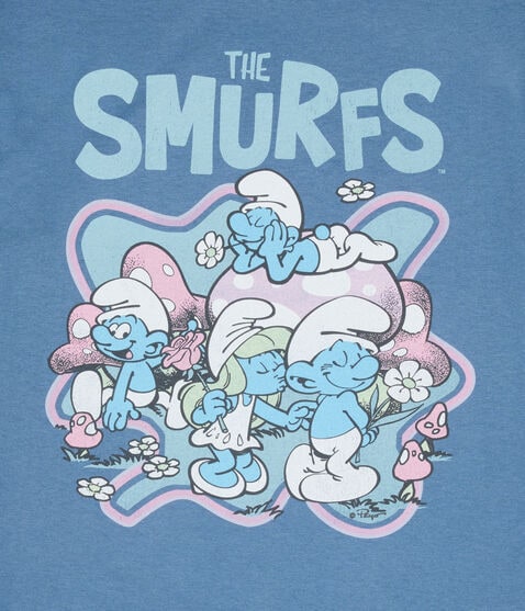 The Smurfs Oversized Graphic Tee