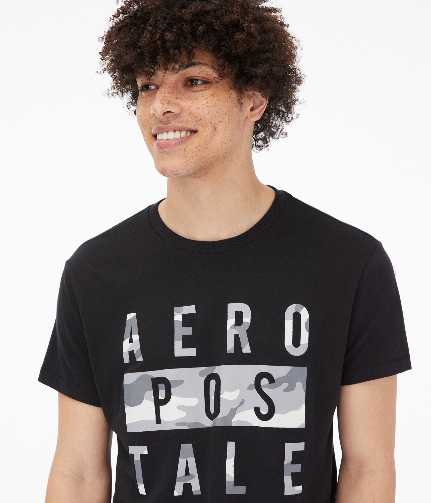 Camo Stacked Aeropostale Graphic Tee