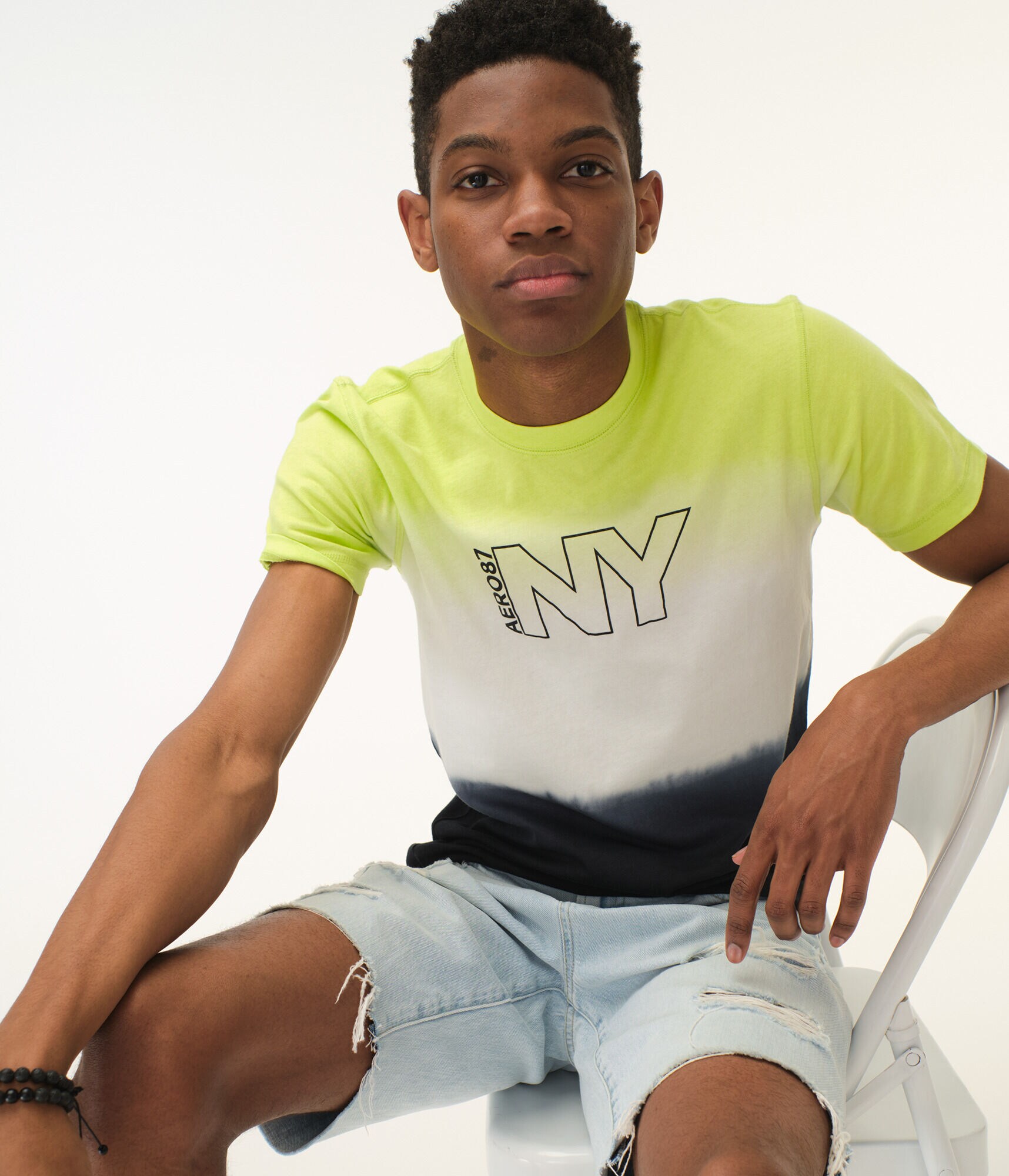 Aero87 NY Dip-Dye Graphic Tee