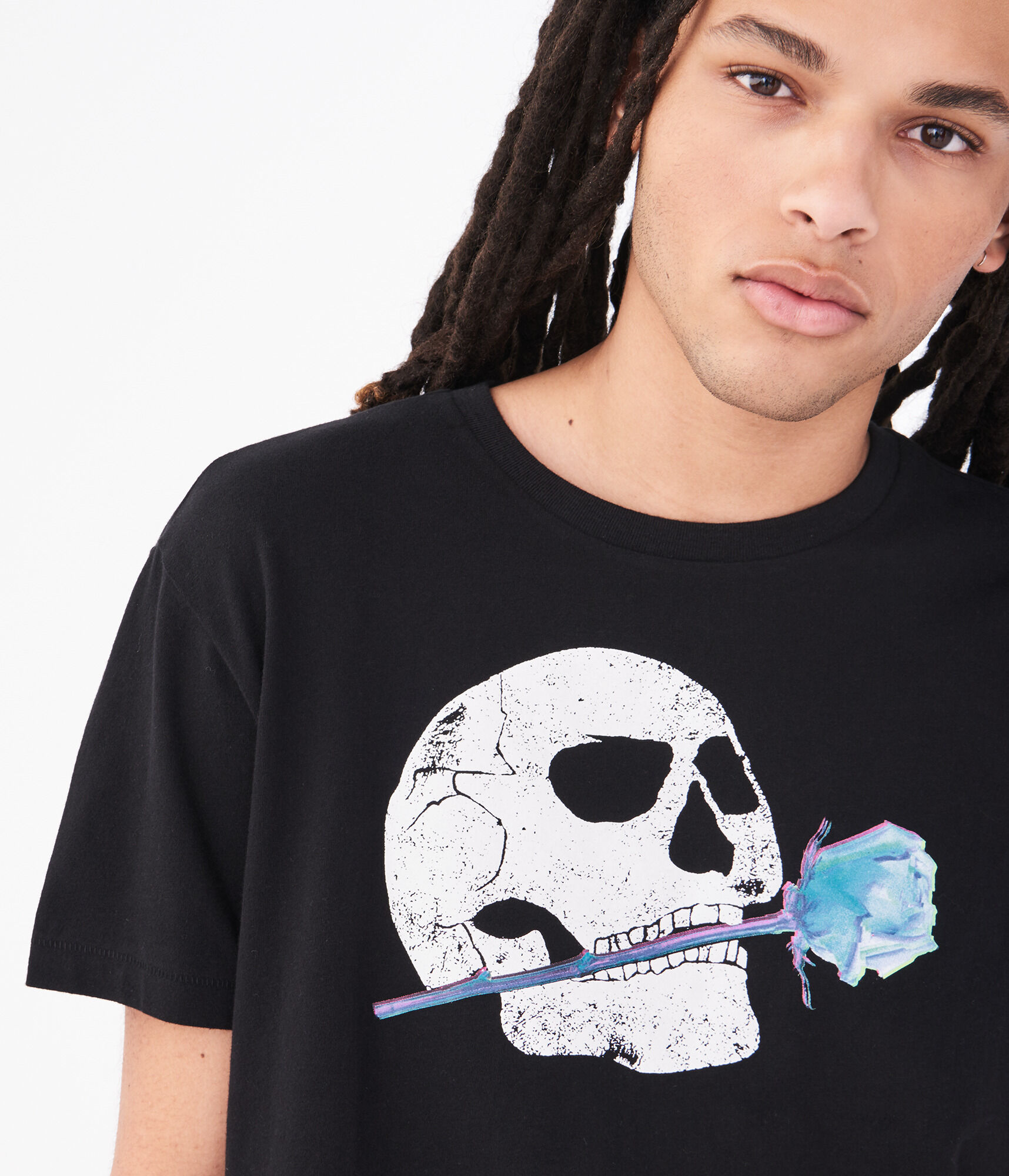 Skull Rose Graphic Tee