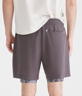 Aero MVMNT Camo 2-in-1 Hybrid Active Shorts 5.5"