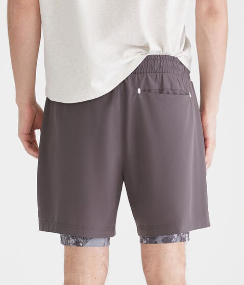 Aero MVMNT Camo 2-in-1 Hybrid Active Shorts 5.5" Aero MVMNT Camo 2-in-1 Hybrid Active Shorts 5.5"