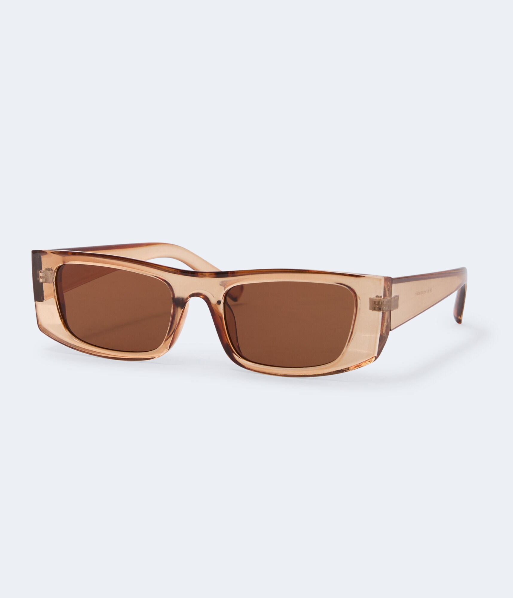 Rectangular Tonal Sunglasses
