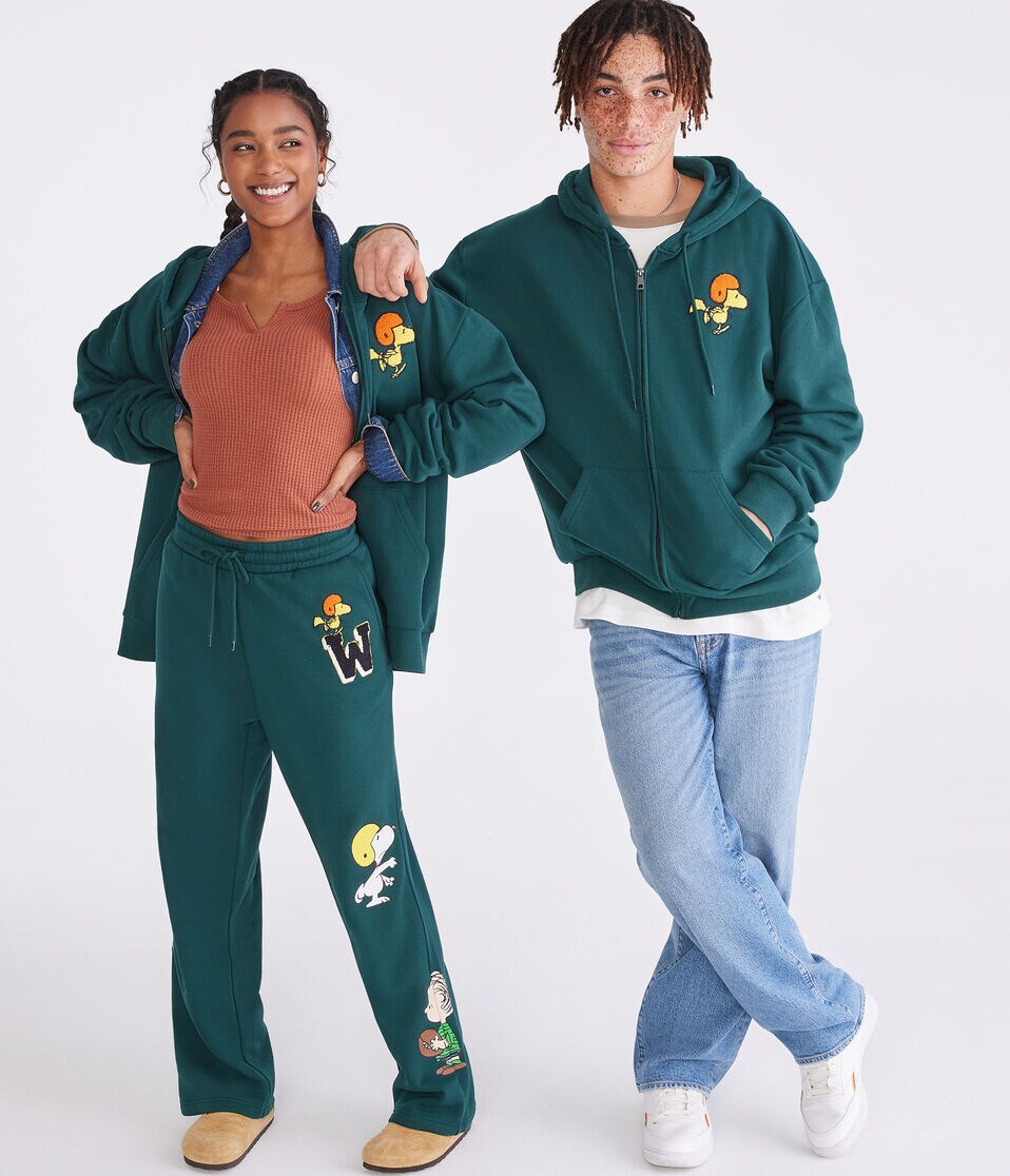 Peanuts® | Aéropostale Football Friends Full-Zip Hoodie