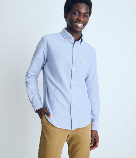 Long Sleeve Oxford Uniform Shirt Long Sleeve Oxford Uniform Shirt