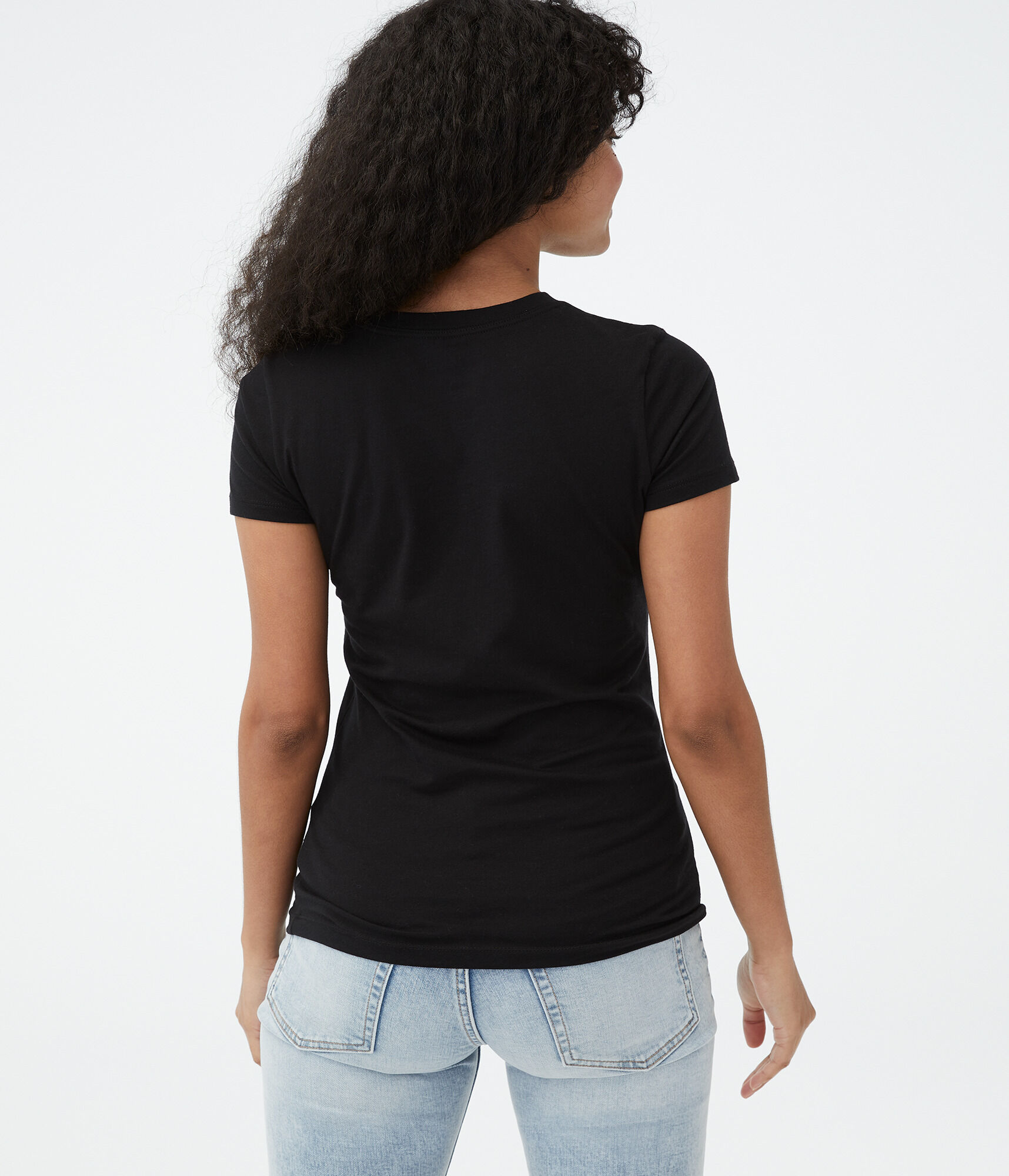 Aeropostale Rose Circle Graphic Tee