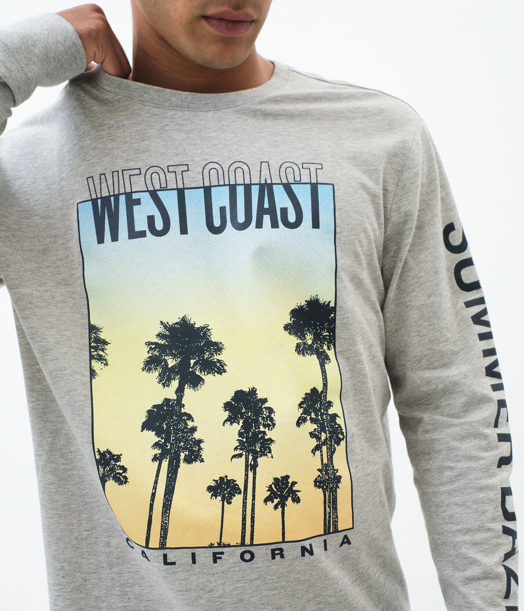 Long Sleeve West Coast Summer Daze Graphic Tee