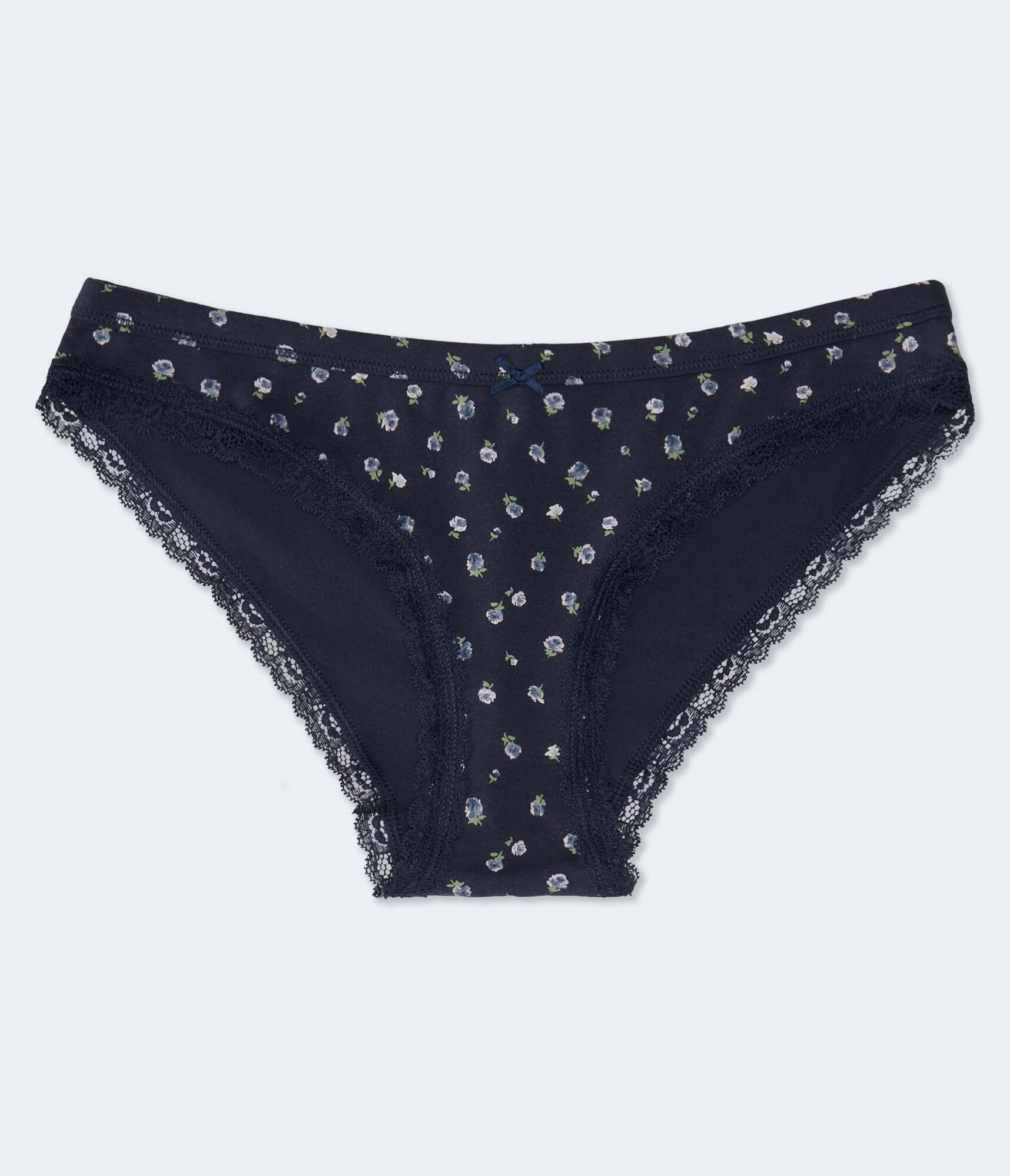 Floral Lace-Trim Cheeky