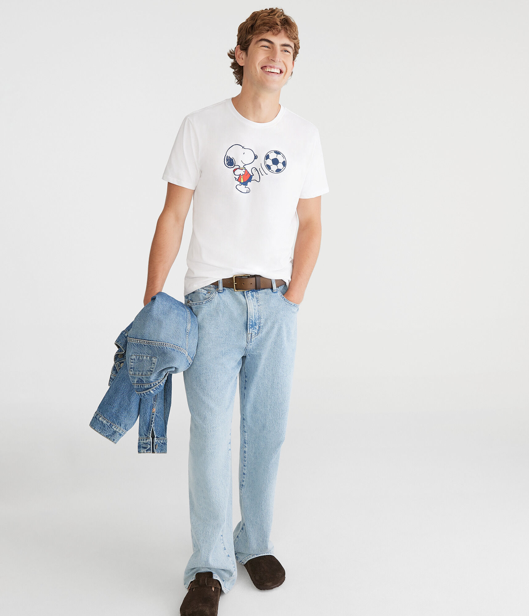 Snoopy Soccer Relaxed Graphic Tee