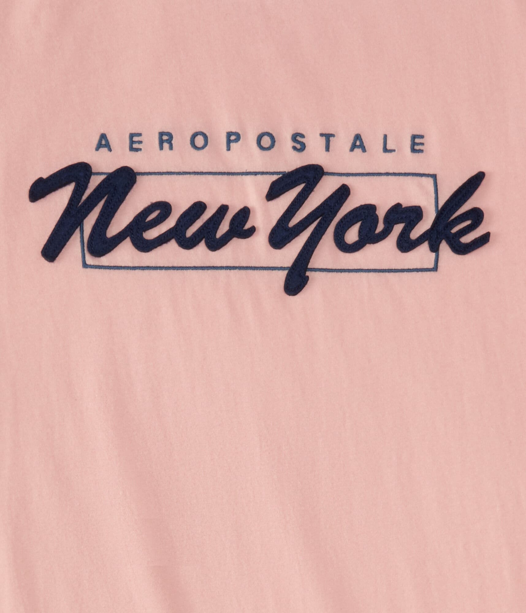 Aeropostale New York Box Logo Appliqué Graphic Tee