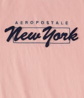 Aeropostale New York Box Logo Appliqué Graphic Tee
