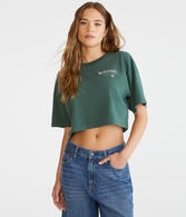 Montreal Cropped Boyfriend Graphic Tee