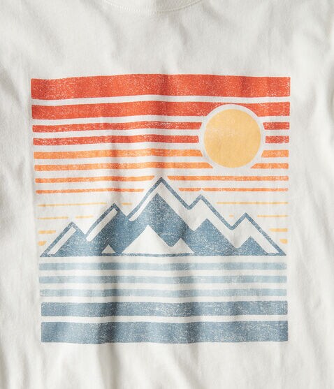 Long Sleeve Mountain & Sun Graphic Tee Long Sleeve Mountain & Sun Graphic Tee