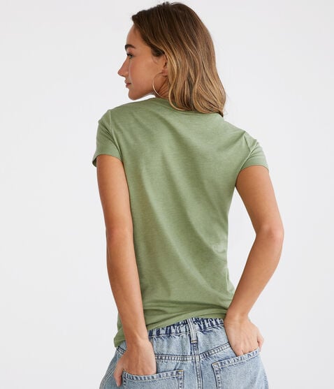 Aero Crest Logo Appliqué Graphic Tee Aero Crest Logo Appliqué Graphic Tee