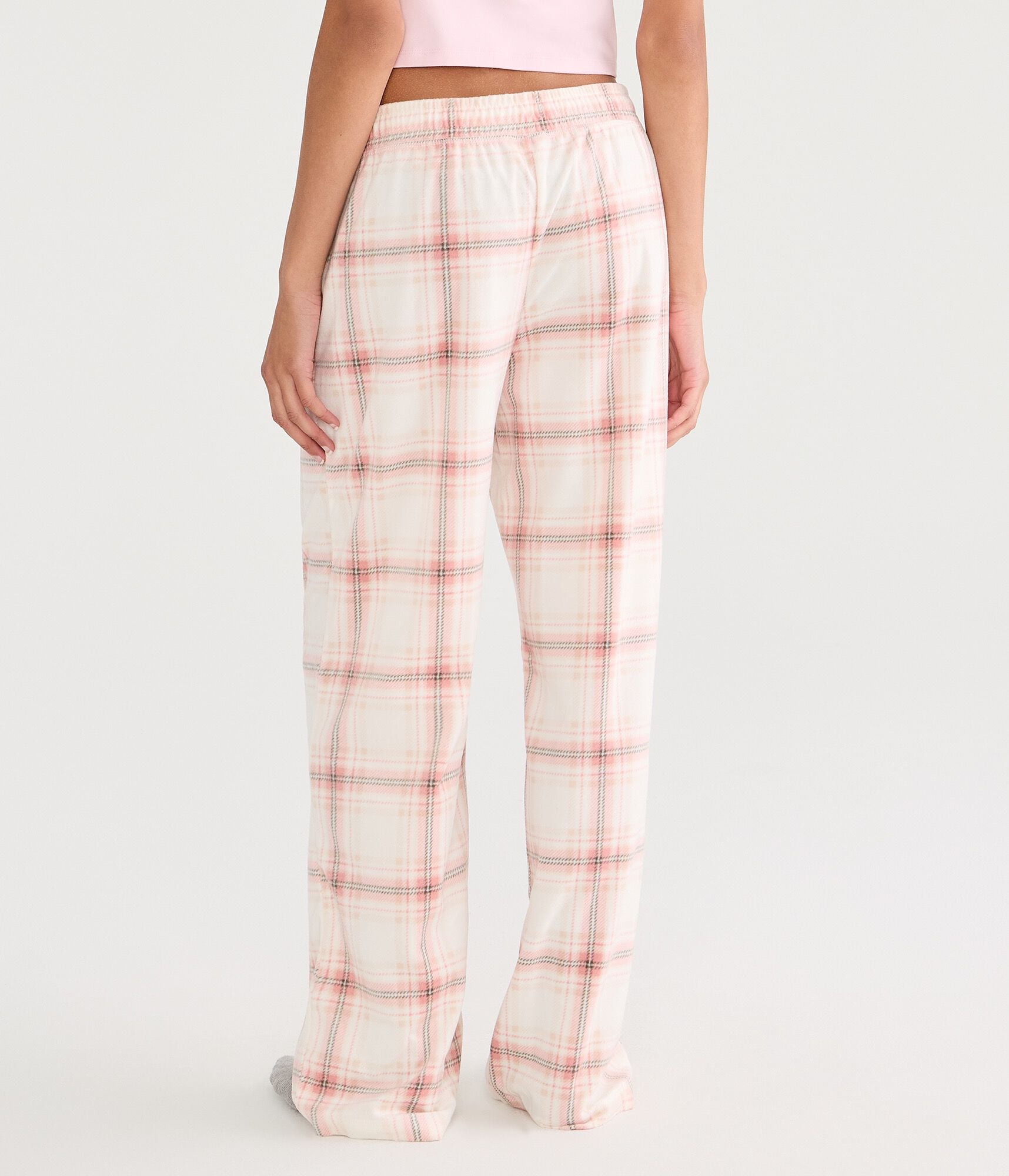 Plaid Polyfleece Sleep Pants