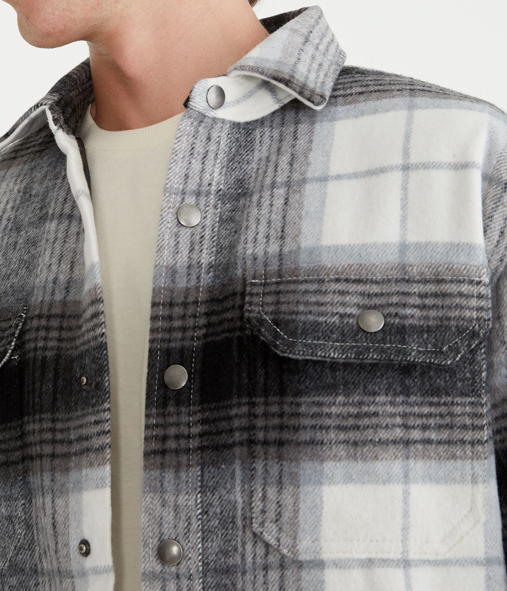 Brushed Plaid Flannel Shacket