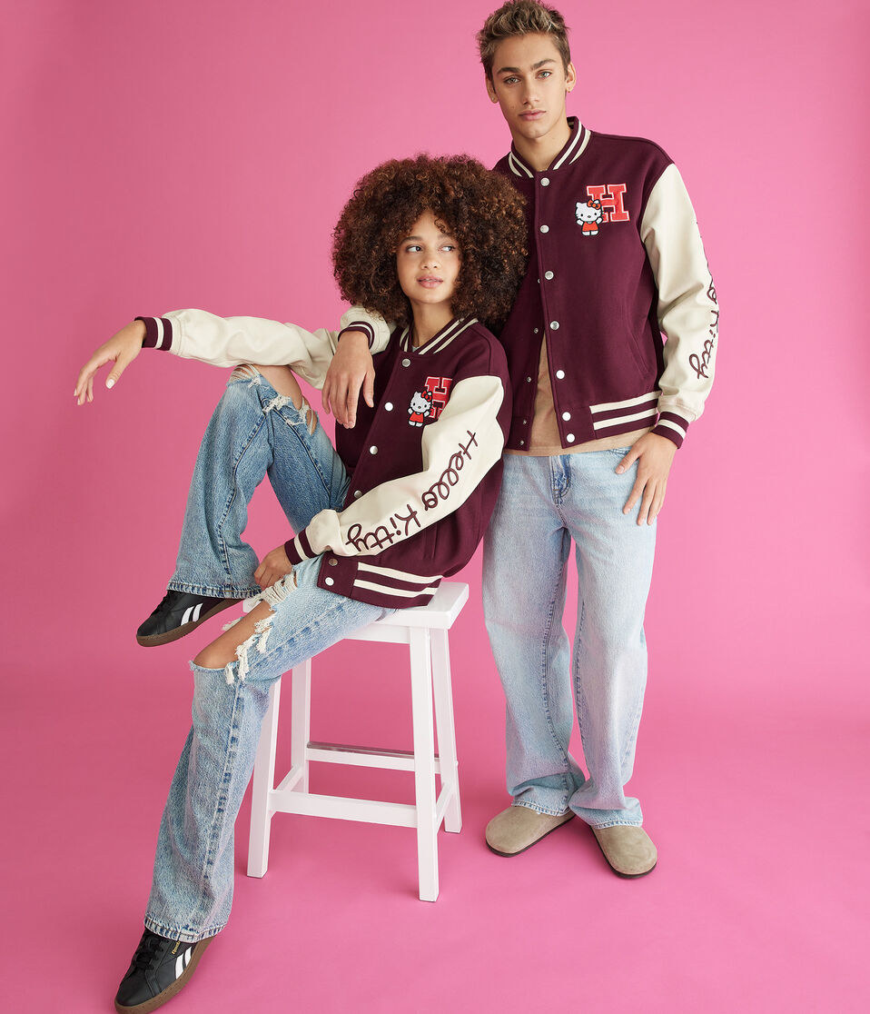 Hello Kitty Varsity Bomber Jacket