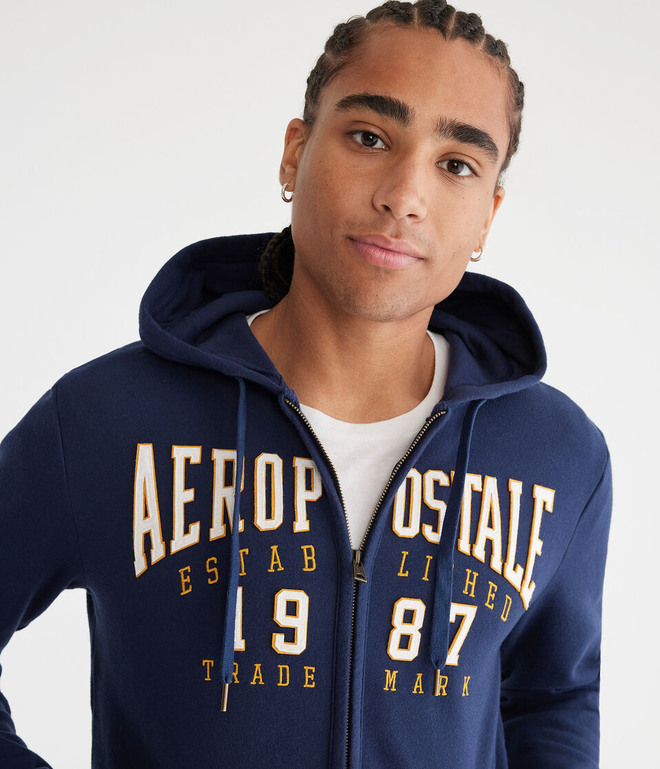 Aeropostale 1987 Heritage Full-Zip Hoodie