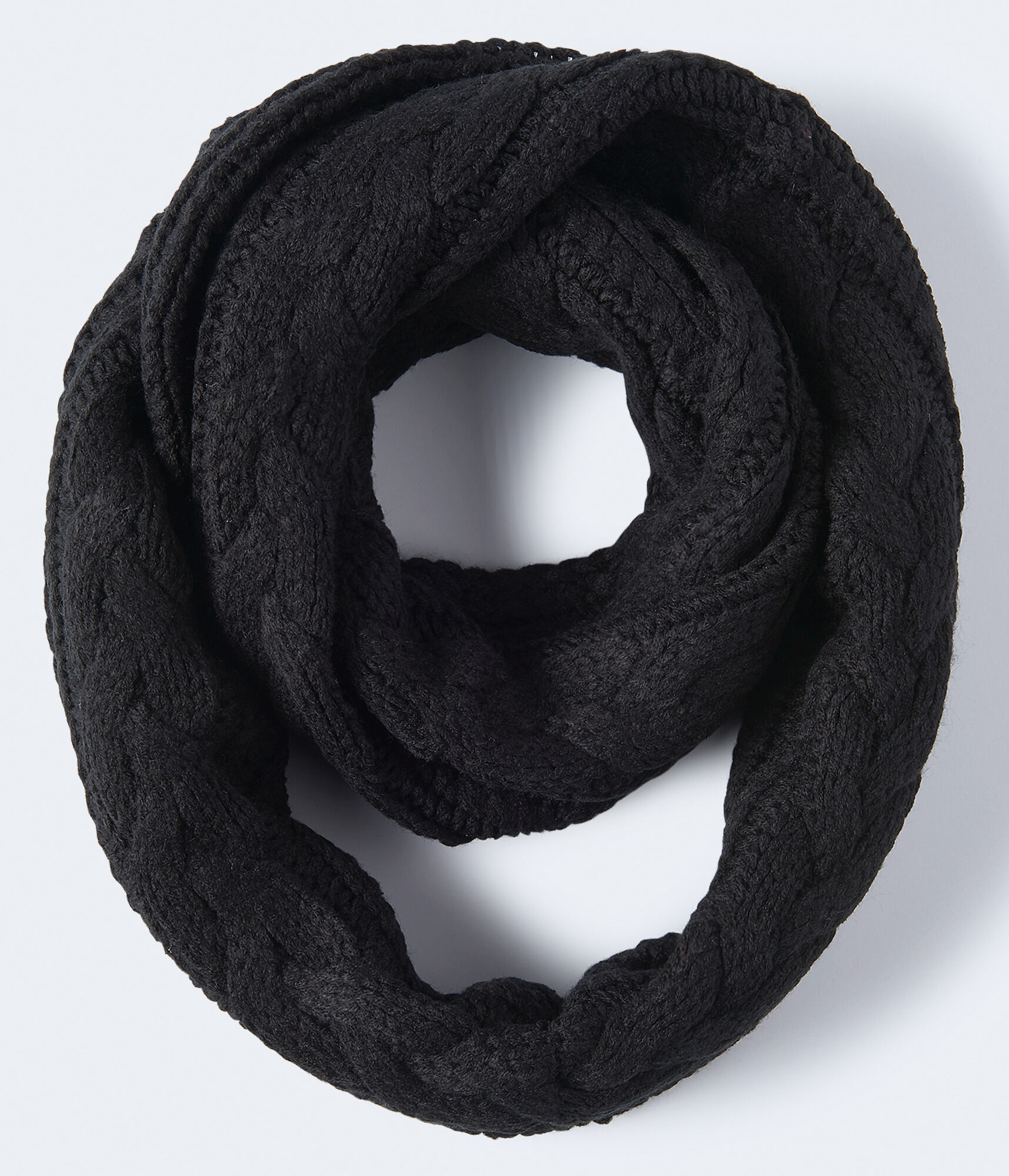 Cable-Knit Infinity Scarf