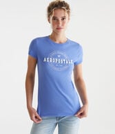 Aeropostale Circle Appliqué Graphic Tee