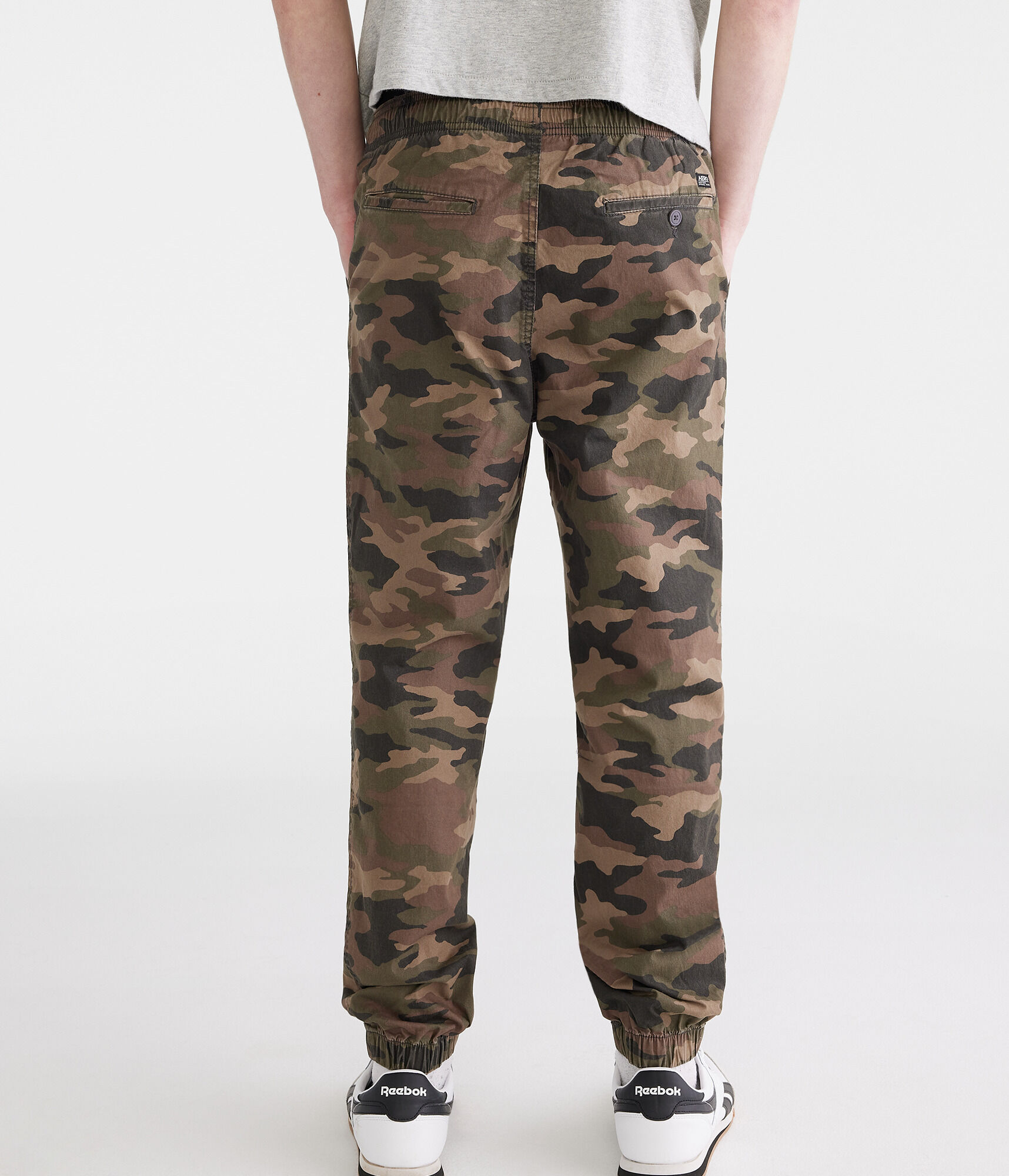 Camo Stretch Twill Joggers