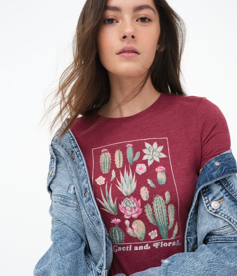 Cacti & Floras Foil Graphic Tee