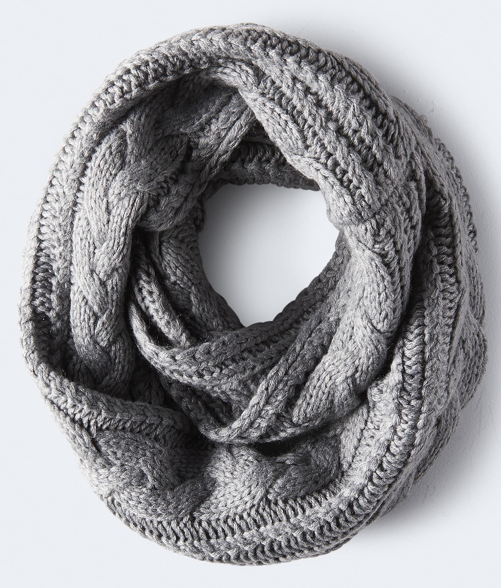 Cable-Knit Infinity Scarf