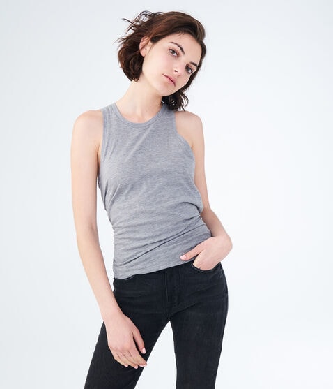 Solid Tie-Back Muscle Tank Solid Tie-Back Muscle Tank