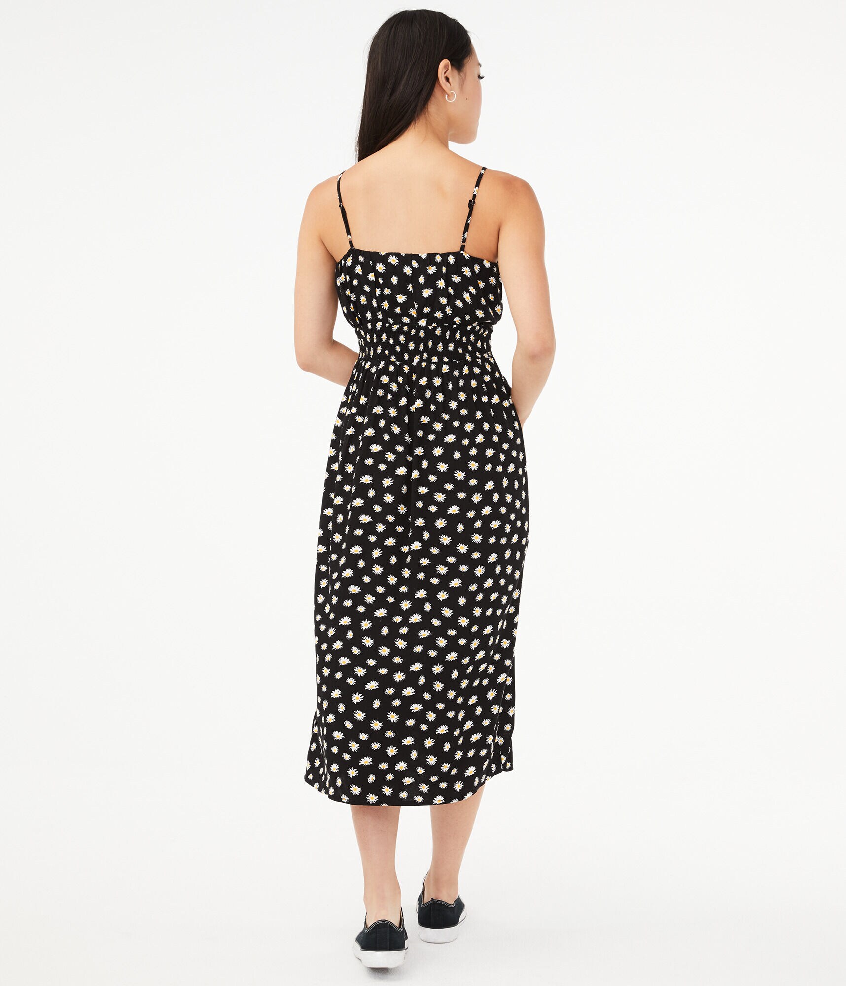 Daisy V-Neck Midi Dress