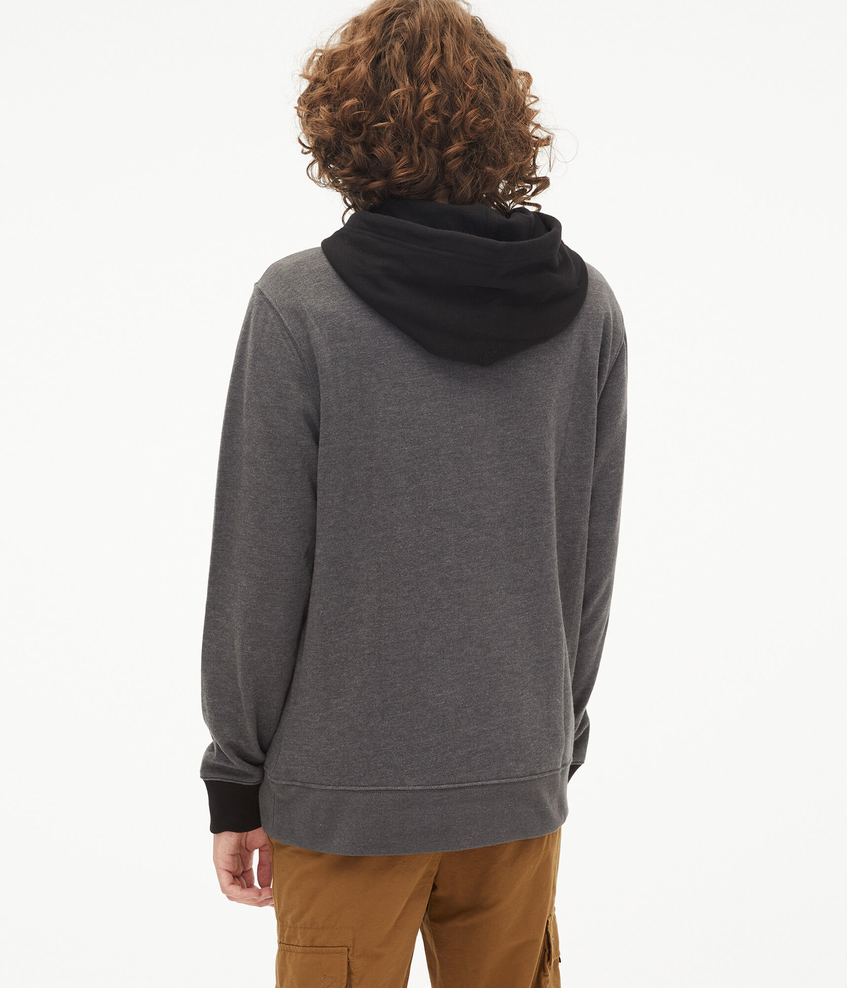 Aeropostale Letter Box Logo Colorblocked Pullover Hoodie