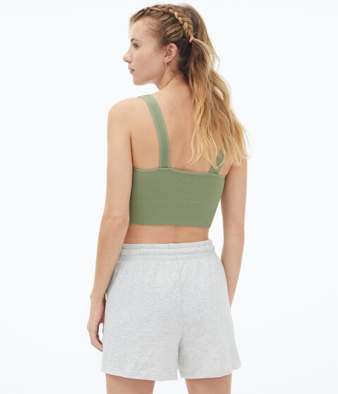 Ribbed Seamless Long-Line Bralette Ribbed Seamless Long-Line Bralette