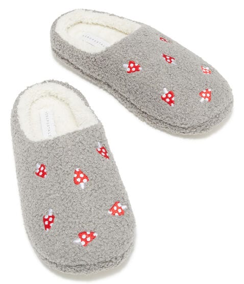 Mushrooms Fleece Scuff Mushrooms Fleece Scuff