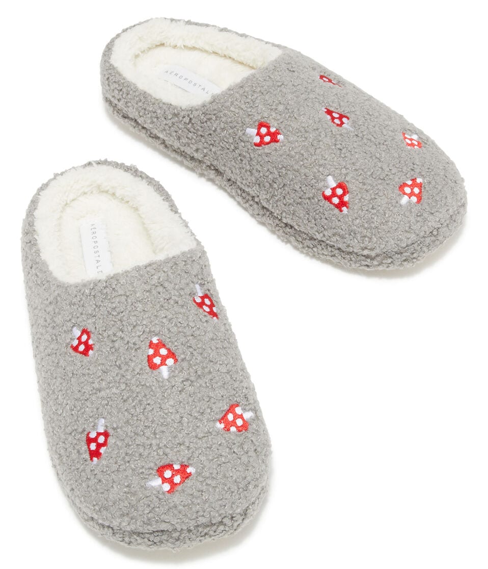 Mushrooms Fleece Scuff