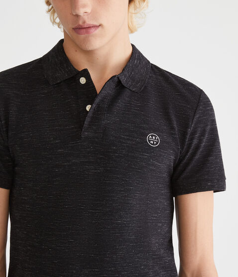 A87NY Stretch Piqué Polo