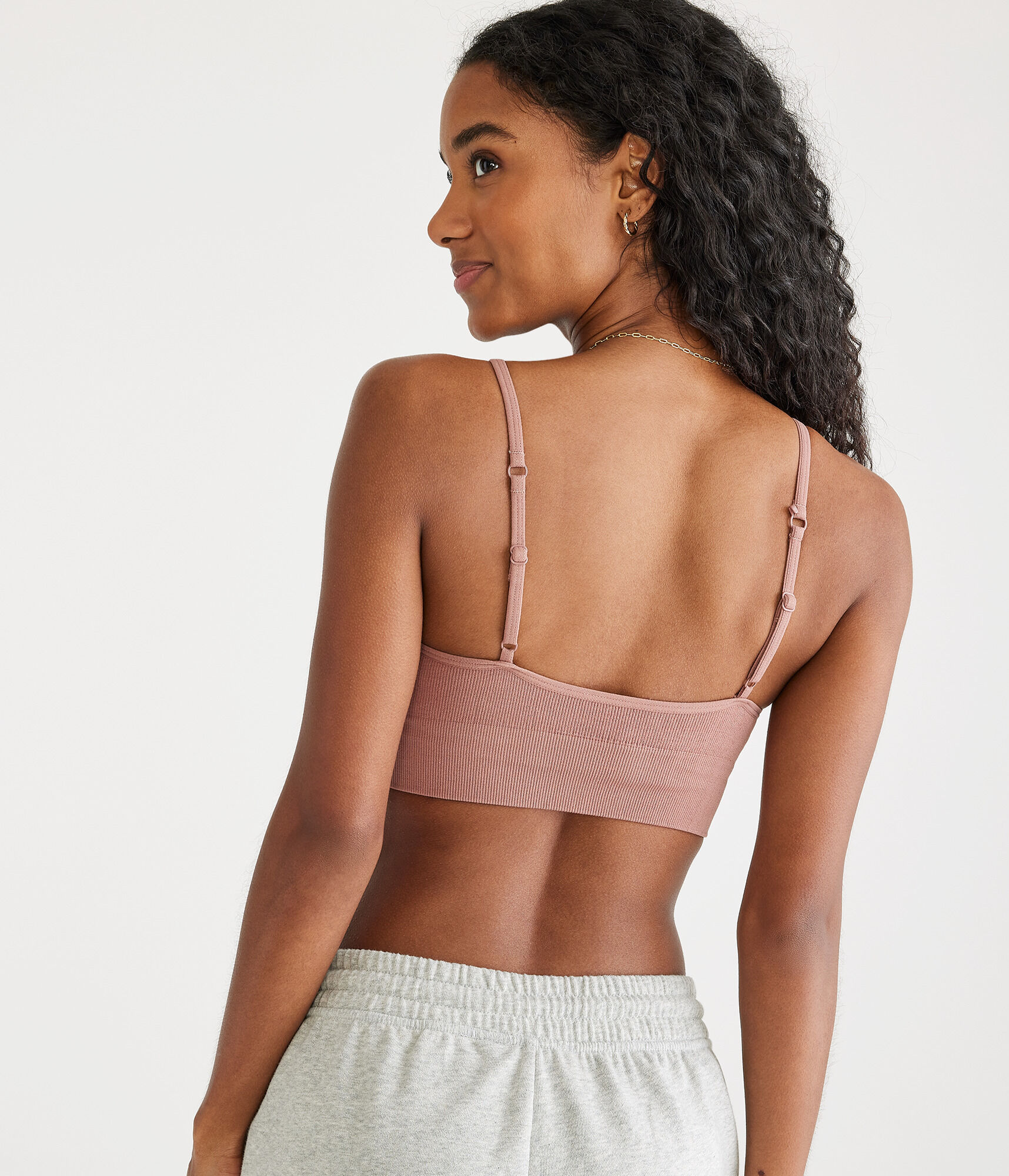 Wear 2 Ways Seamless Ribbed Bralette