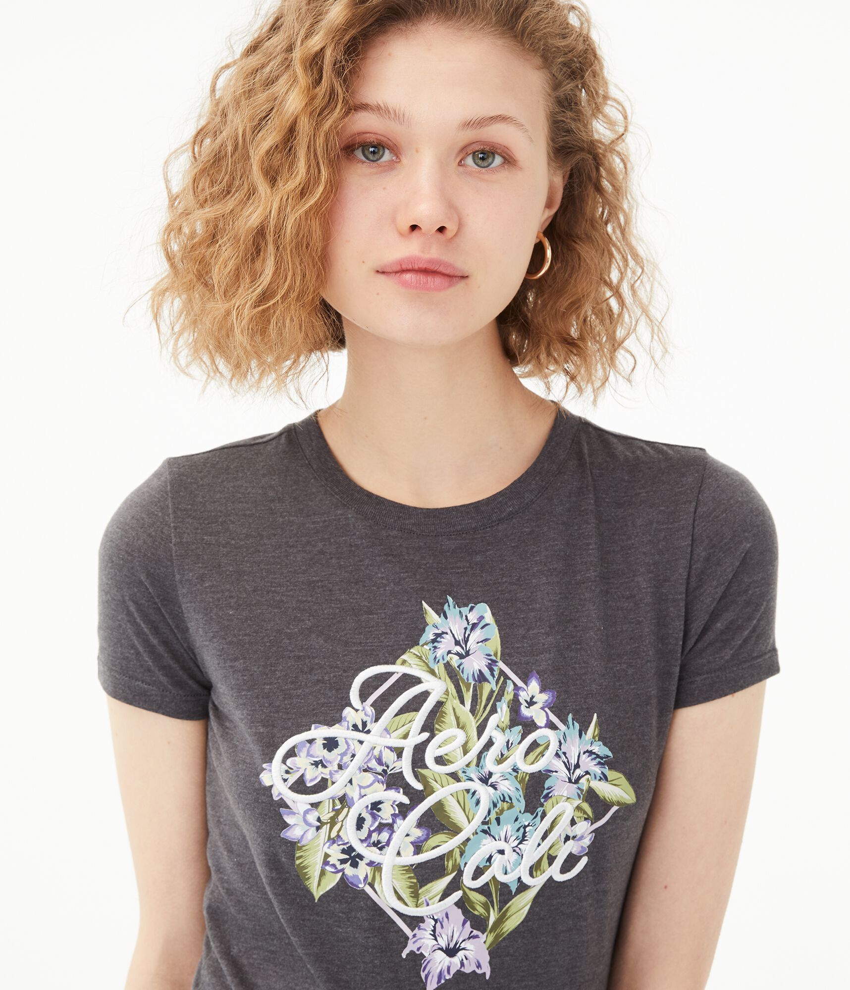 Aero Cali Floral Graphic Tee