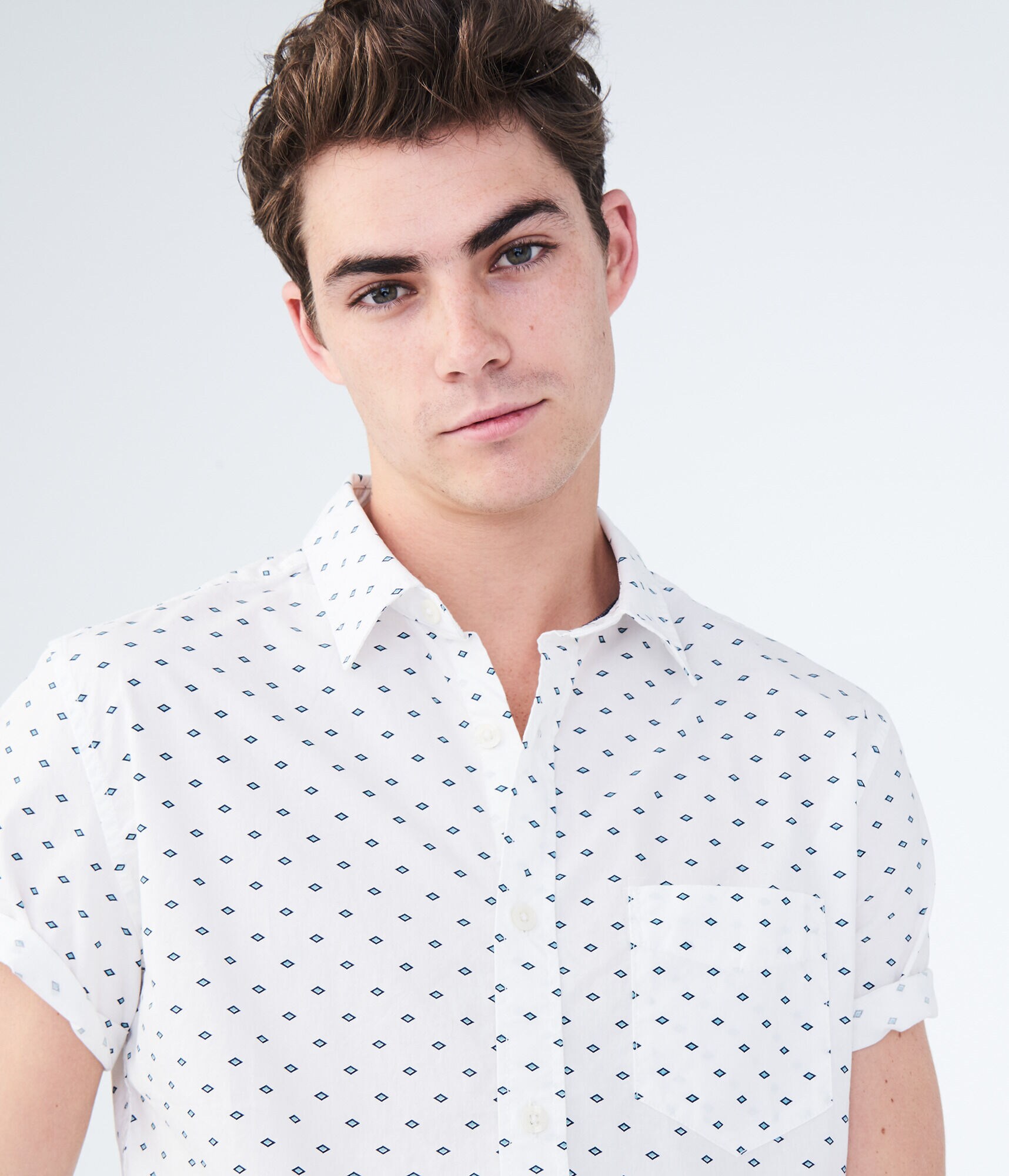 Geo Print Woven Shirt