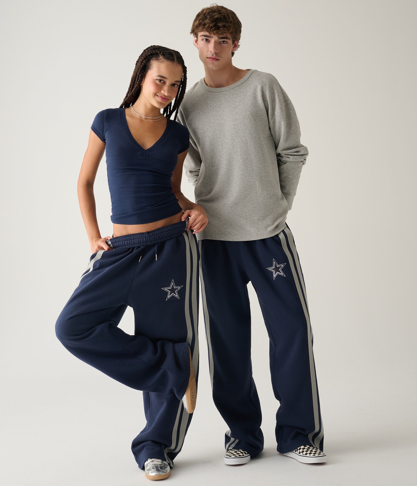 Dallas Cowboys Baggy Fleece Track Pants