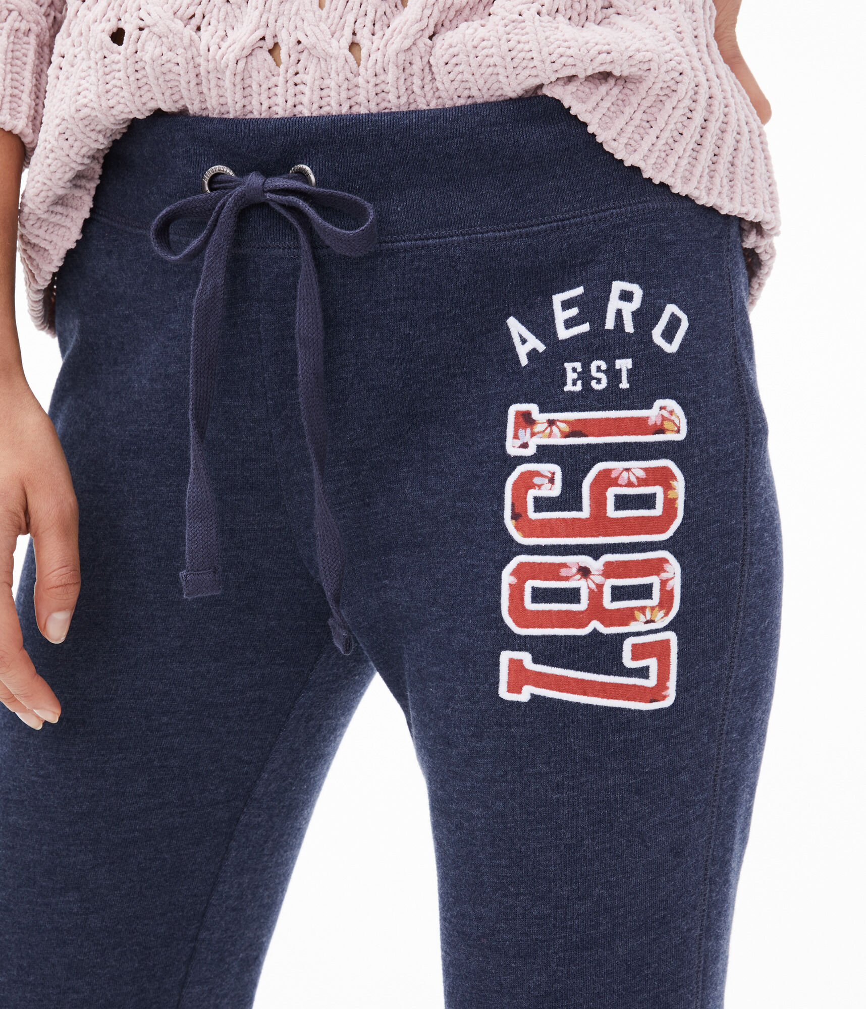 Floral Logo Jogger Sweatpants