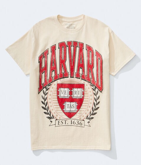 Harvard Crest Oversized Graphic Tee Harvard Crest Oversized Graphic Tee