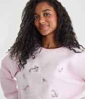 Cloud Soft Floral 96 Oversized Crew Sweatshirt