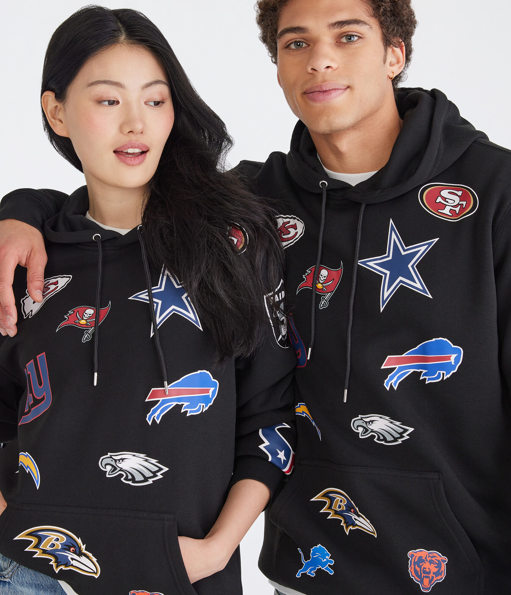 NFL Big Team Logos Pullover Hoodie