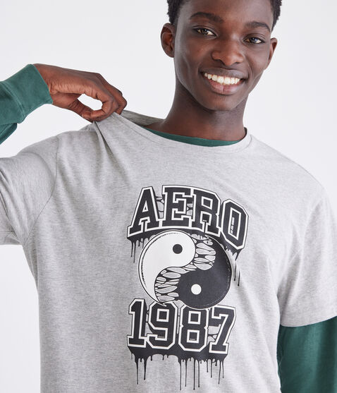 Aero 1987 Yin Yang Graphic Tee Aero 1987 Yin Yang Graphic Tee