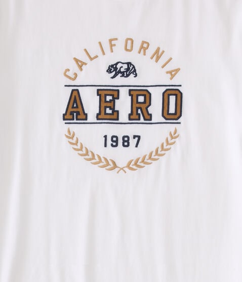 Aero California Bear Appliqué Graphic Tee