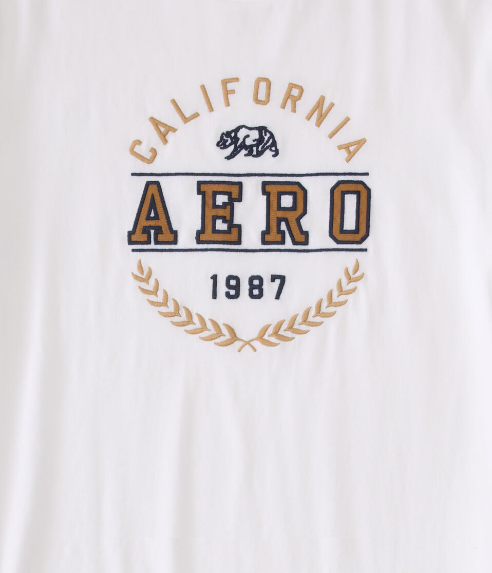 Aero California Bear Appliqué Graphic Tee
