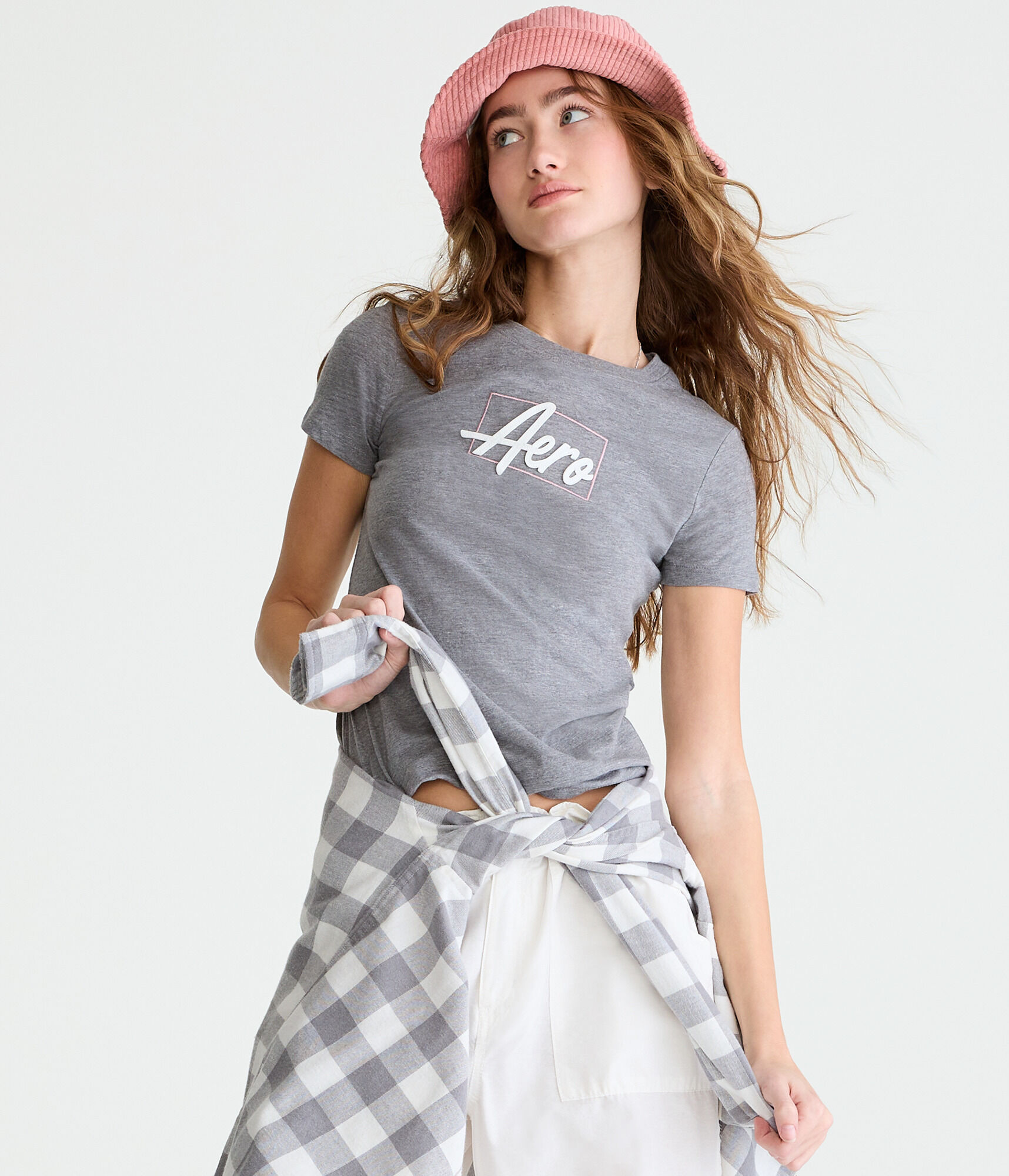 Aero Box Logo Appliqu&eacute; Graphic Tee