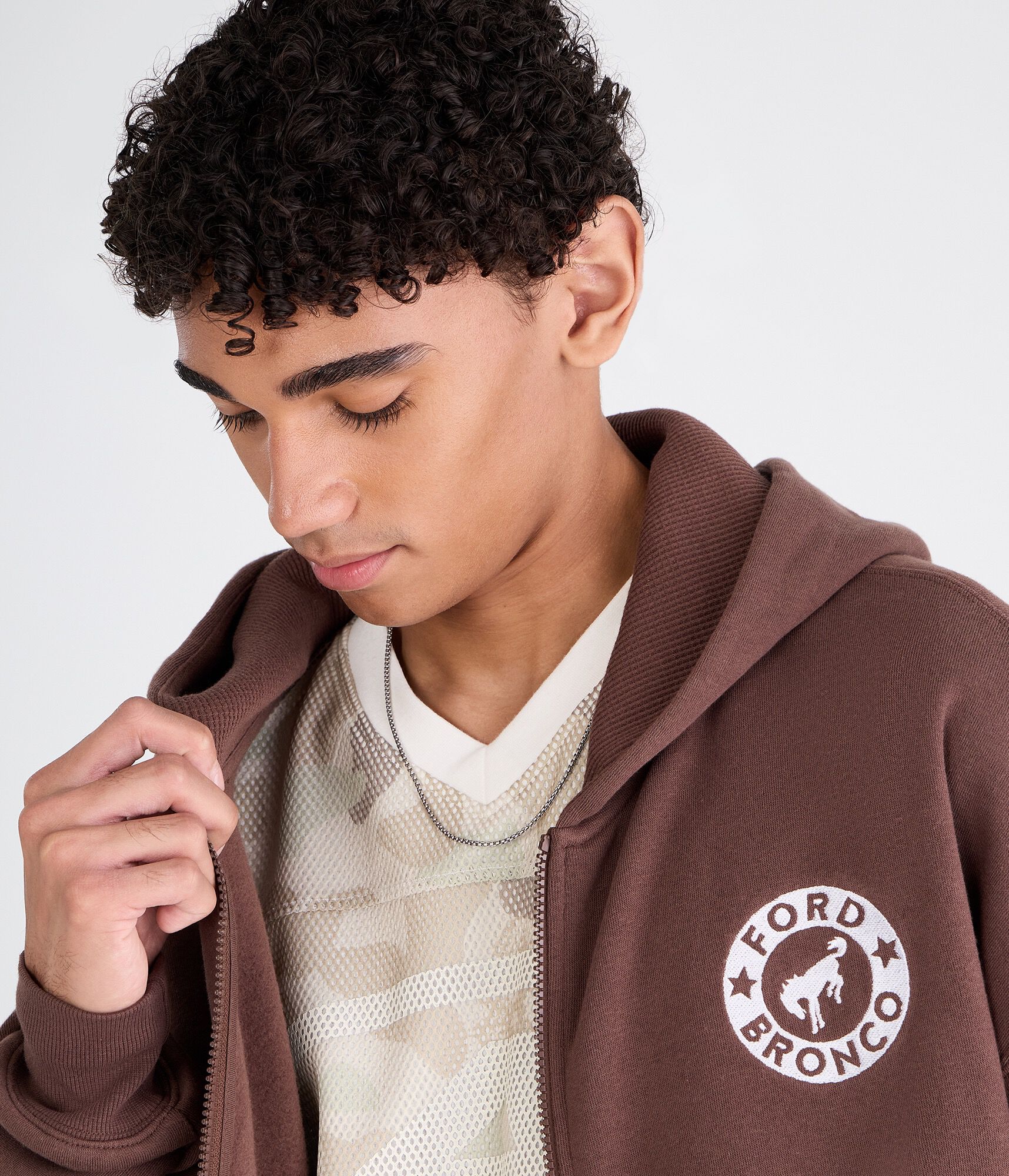 Ford Bronco Boxy Full-Zip Hoodie