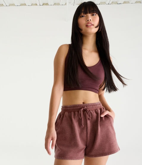 Slouchy High-Rise Fleece Shorts Slouchy High-Rise Fleece Shorts