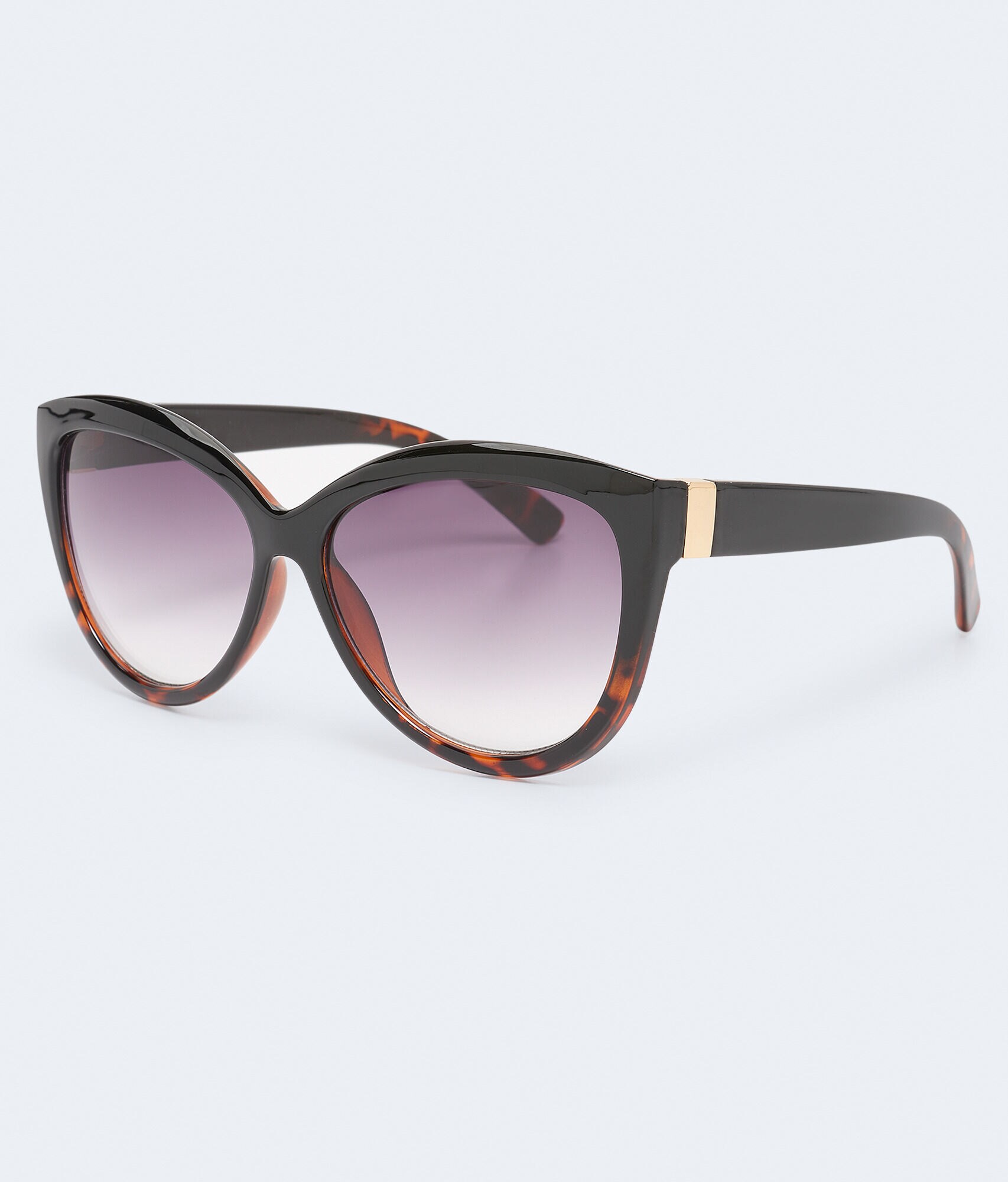 Oversized Tortoiseshell Cateye Sunglasses